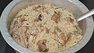 Mutton Yakhni Pulao | White Mutton Pulao | Masala Mutton Yakhni Pulao