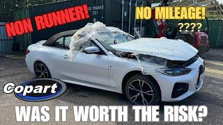 WE RISK LOTS ON A CRASH DAMAGED NON RUNNER BMW 4 G SERIES PT1