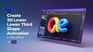 How to Create 3D Lower Third Animation in After Effects Full Tutorial in Hindi