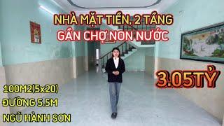 Nhà phố Ngũ Hành Sơn, Đà Nẵng (T123)| Nhà 2tầng, 100m2, MT đường 5.5m, Gần chợ Non Nước, Chỉ 3.05tỷ.