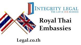 The Royal Thai Embassy in London, England, United Kingdom