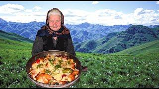 We cooked meatballs with colorful peppers and cheese and POTATOES with spinach and cheese