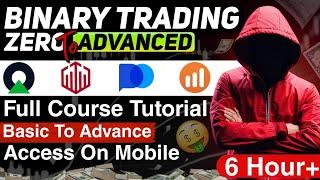 Complete binary options trading course | be independent trader |100% granted easily understandable