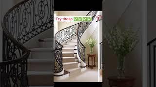 Stop using old style Railings,try modern railing for stairs #home #beautiful #design