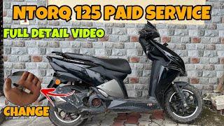 NTORQ 125 SERVICE FULL DETAIL VIDEO || RIDE WITH PANTHER ||