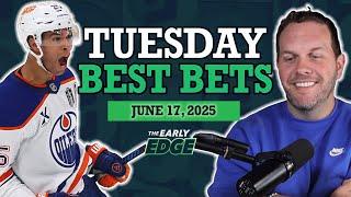 Tuesday's BEST BETS: Oilers-Panthers Game 6 WINNER PREDICTIONS + MLB HR Bets | The Early Edge (6/17)