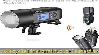 Godox AD400 Pro AD400Pro All-in-One Outdoor Flash 400Ws with 21.6V/2600mAh Lithium Battery,0.01~1s