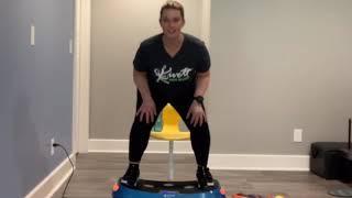 Workout Using the Lifepro Vibration Platform