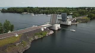 The Brand new Grand Isle- North Hero draw bridge opening and closing