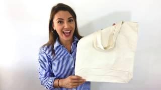 Product Video - TG200 - Reusable High Quality Promotional Canvas Tote Bags with Gusset