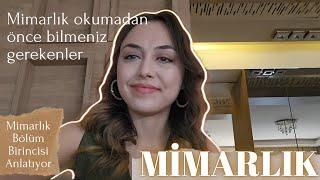 MİMARLIK | Mimarlık Okumadan Önce Kesinlikle Bilmeniz Gerekenler #mimarlıkfakültesi #mimarlık #yks