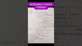 Research thesis format | PHD thesis format | PHD guide | How to write thesis | Research Gap Problem