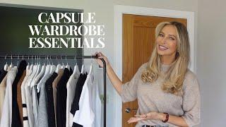 ULTIMATE AUTUMN CAPSULE WARDROBE 2024 - essential wardrobe basics for Autumn outfits