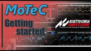 Setting up MoTeC for Assetto Corsa Competizione (and other games) + custom TRACKMAPS!