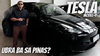 TESLA MERON NA SA PINAS! UUBRA KAYA DITO SATIN? #TeslaModelY