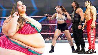 Fat Berry vs Roman Reigns, Ronda Rousey & The Great Khali