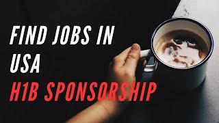 Find Jobs in USA with H1b Sponsorship