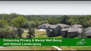 Enhancing Privacy & Mental Well-Being with Natural Landscaping | Woodland Trails