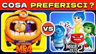 COSA PREFERISCI? Inside Out 2 VS Cattivissimo Me 4