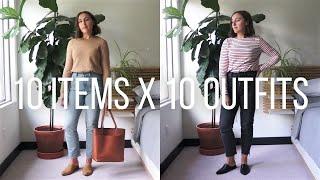 10 Item Fall Capsule Wardrobe 2021 | Autumn/Fall 10X10 Capsule Wardrobe Challenge