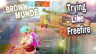 BROWN MUNDE /TRYING LIKE FREEFIRE TDM MONTAGE BY GREAT PANDA YT