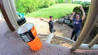 EXTREME PARK BOTTLE FLIPPING!