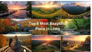 Iowa's Natural Beauty Top 8 Must-Visit Spots | Famous Tourist Places IOWA | SCENIC STATES ||