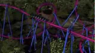 Banshee Offride POV Animation - Kings Island 2014