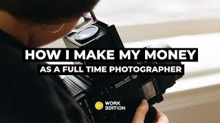 How I Make my Money As a Full Time Photographer | Passive Income & Photography Jobs