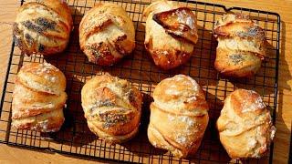 Dinkel Krusties pünktlich zum Frühstück / Dinkelbrötchen über Nacht backen