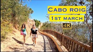 [4K] Cabo Roig, Orihuela Costa, Costa Blanca⎮1st March⎮ Friday Midday Walking Tour to the Beach️ 