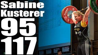 Sabine Kusterer (68.7kg) 95kg Snatch 117kg Clean and Jerk - 2019 German Nationals