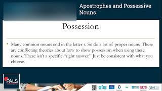 Free GED RLA Course Lesson 1 | Apostrophes and Possessives