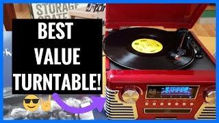 Retro Turntable | Best Value | Innovative Technology 50's Record Player | Unboxing | Demo | Review