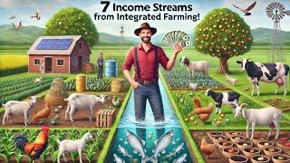 "How to Earn Big from Fish & Goat Farming | Integrated Farming Success" Earn money in 7 ways