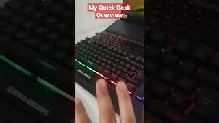 Quick Desk Overview #generictechie #shorts