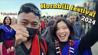 Wearing Naga traditional dress in Hornbill festival 2024 | Super Fun | Must watch