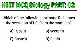 NEET MCQ Biology | Neet Practice Questions