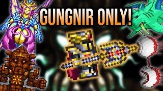 Can you beat Master Mode Terraria with Gungnir Only?