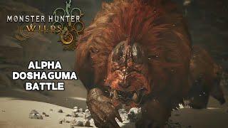 Monster Hunter Wilds: Alpha Doshaguma Battle [Hammer]