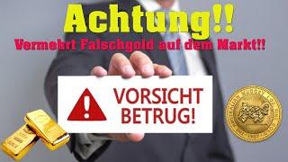 VORSICHT bei Gold + Silber Privatkauf im Internet!! Immer mehr Betrüger nutzen diese Situation aus!!