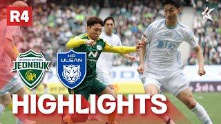 [하이라이트] 하나은행 K리그1 2024 R4 전북 vs 울산 | Jeonbuk vs Ulsan (24.03.30)