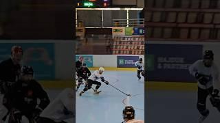 Zwód, podanie, bramka ‍️ Hokej na rolkach  #hockey #goal