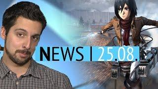 Erste Bilder zum Attack-on-Titan-Spiel, Sammelklage gegen Star-Citizen - News 25.08.2015