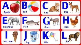 A for apple b for ball c for cat, abcd phonic songs