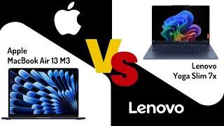 Apple MacBook Air 13 M3 vs Lenovo Yoga Slim 7x - spec review & comparison