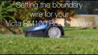 Victa Robot Mower - Installing the boundary wire