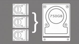 Combine Multiple Hard Drives Into One Big Volume