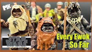 Every Star Wars The Black Series Ewok so far!