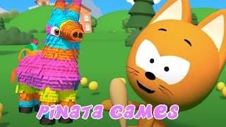 MEOW MEOW KITTY GAMES  PINATA GAMES ‍️ Playing a game with KOTE